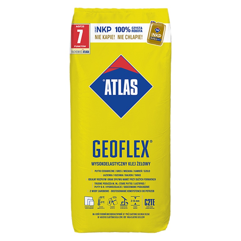 Atlas geoflex wysokoelastyczny klej żelowy (2-15 mm), typ C2TE