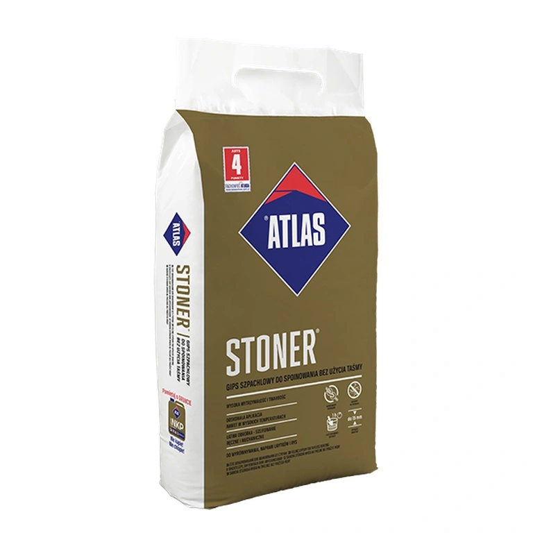 Atlas stoner gips szpachlowy do spoinowania bez użycia taśm 5kg