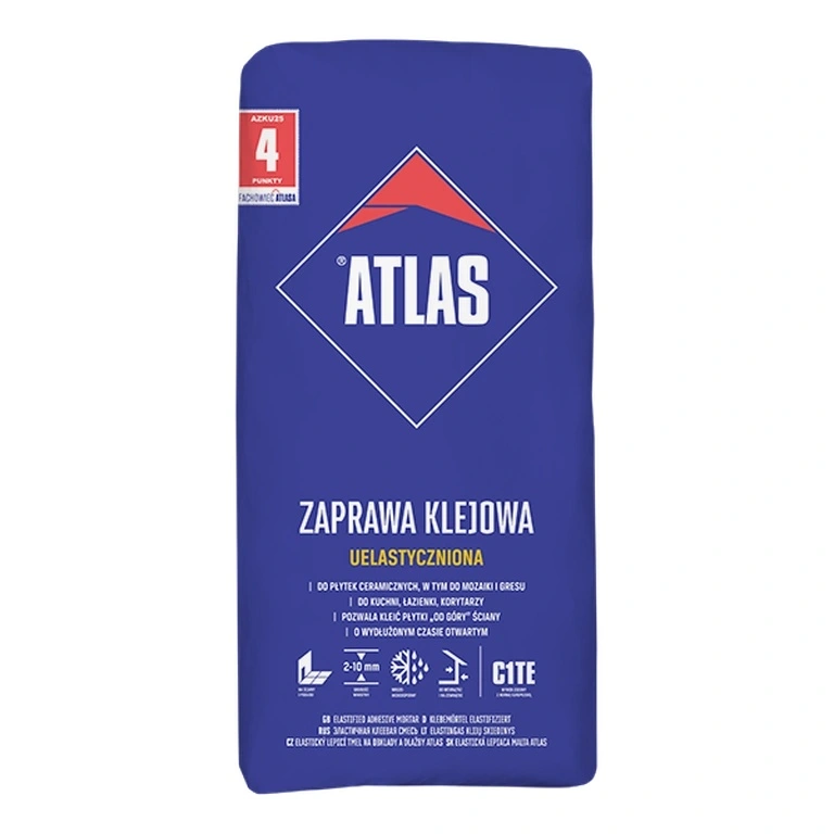 Atlas zaprawa klejowa uelastyczniona klej uniwersalny typu C1TE