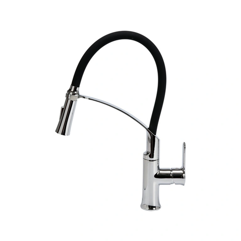 Bateria zlewozmywakowa z elastyczna wylewką flexible 2-black