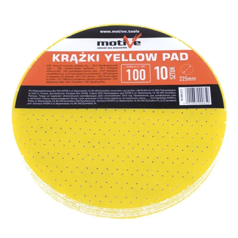 Krążki yellow pad